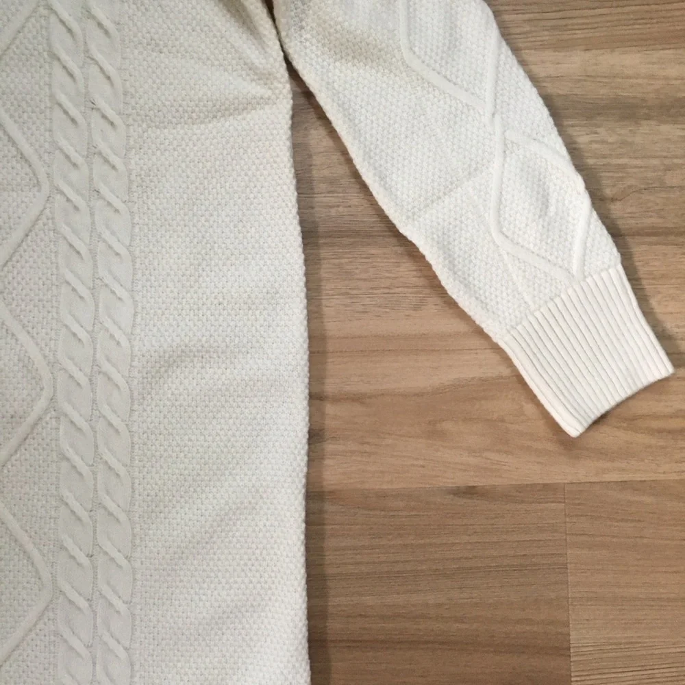 NWT Barbour Burne Long Sleeve Wool Blend Sweater Knit Dress - Picture 9 of 16